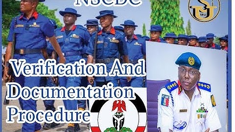 NSCDC Verification And Documentation Procedure