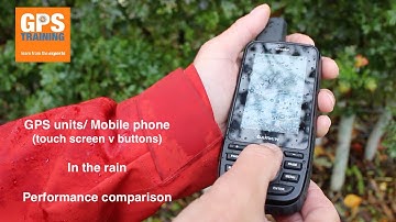 Using a GPS unit in extreme weather - buttons/ touch screen/ mobile phone