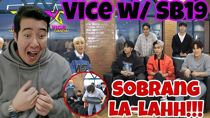 [REACTION] SB19 | BREADy, Set, Puksaan with SB19 | VICE GANDA