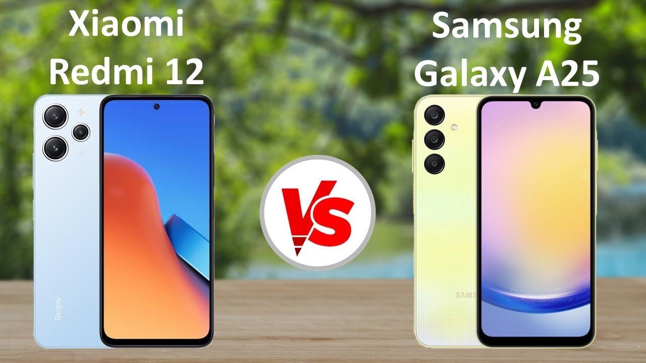 Xiaomi Redmi 12 vs Samsung Galaxy A25 5G - YouTube