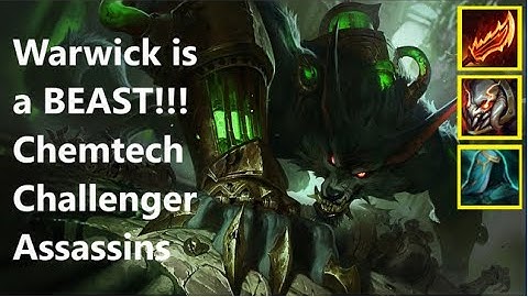 Set 6.5 Warwick Pops off on Chemtech Challenger Assassin Comp!!! (Hyper Roll)