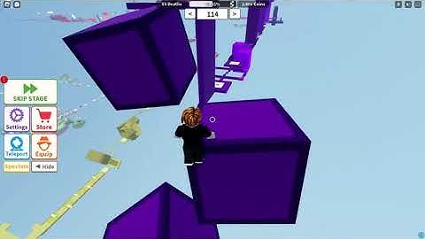 No Jump Per Difficulty Chart Obby (Stages 110-131)