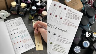 Swatching My Fountain Pen Ink Collection & Telling Their Stories :) screenshot 5