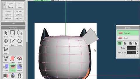 Tutorial metasequoia 4, como unir vértices  y extruir