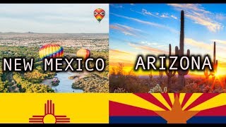 Living in arizona and new mexico are similar the sense that they both
desert southwest, but outside of there some difference...