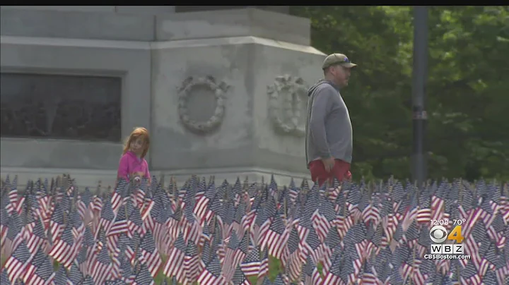 37,000 flags planted on Boston Common ahead of Memorial Day honor fallen Mass. soldiers