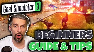 Get the right Start! Tips and Tricks for New Players // Goat Simulator 3 Beginners Guide