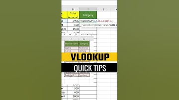 How to use VLOOKUP formula in excel // #shorts #exceltips