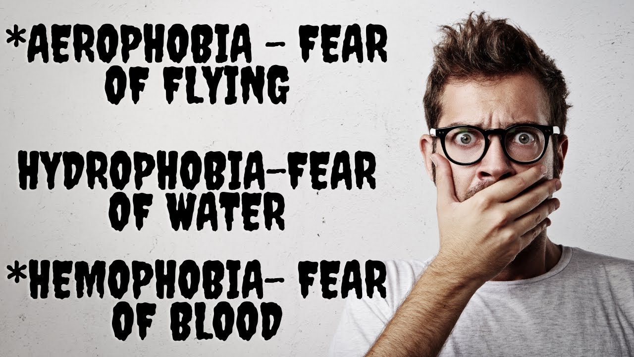 TOP 11 MOST COMMON PHOBIAS - YouTube