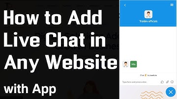 How to add Live Chat Plugin / Widget in Any Website - PHP / Wordpress / HTML