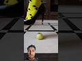 Experiment high heel crushing apple #crushing #stisfying #challenge #higheelshoes