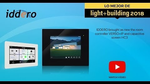Light&Building 2018:  IDDERO (english)