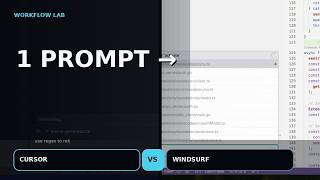 Windsurf vs Cursor: Build Apps with 1 Prompt