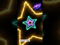 Neon Star Tunnel Loop Abstract Glowing Star Expansion Background