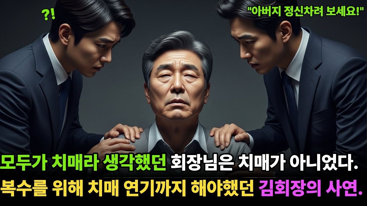 회장님은 치매가 아니였다. 자녀를 가르치려했던 아버지였을 뿐이였다.ㅣ노후사연ㅣ감동사연ㅣ사연라디오ㅣ오디오북