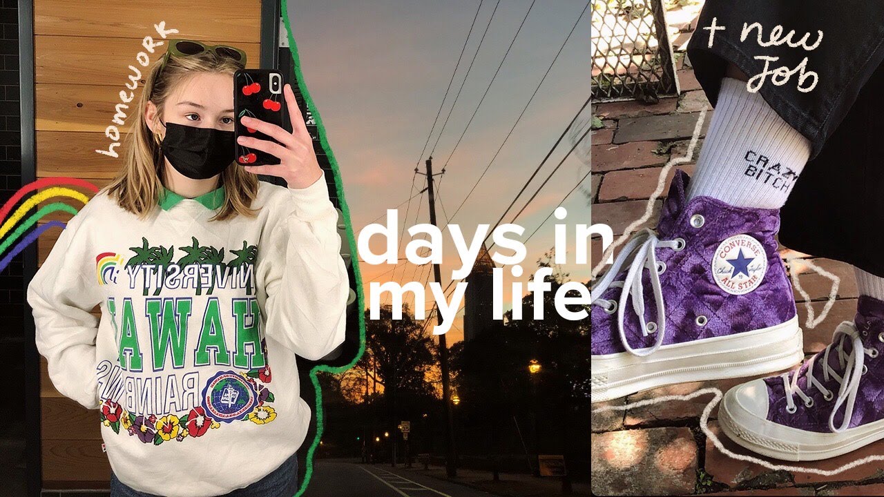 VLOG: my new job, cleaning my apt, & lots of homework 😃