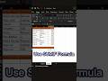 Use SUMIFS Formula in Excel