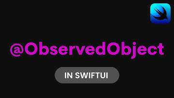 How to use ObservedObject in SwiftUI (SwiftUI Tutorial, SwiftUI Data Flow, @ObservedObject SwiftUI)