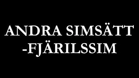 Simning Andra simstt Fjrilssim