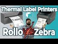 Rollo Vs Zebra: Rollo & Zebra Thermal Label Printer Review