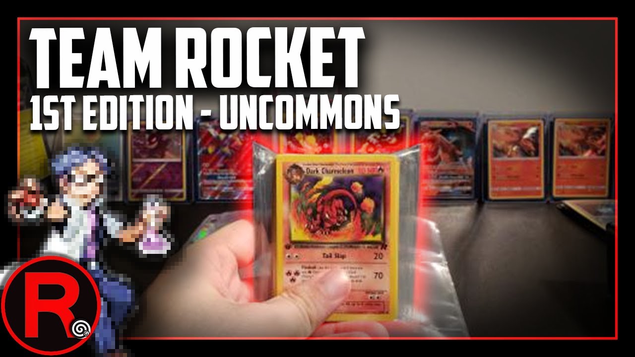 FULL UNCOMMON & COMMON SET - Team Rocket! | Pokemon Cards - YouTube