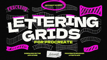 Master Lettering in Procreate: Must-Have Grids for Perfect Calligraphy!
