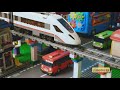 Lego train crashes and fun back to back videos | Train videos | Lego video | Kiddiestv #lego #viral