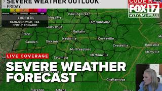LIVE: Friday Storm Forecast in Middle Tennessee