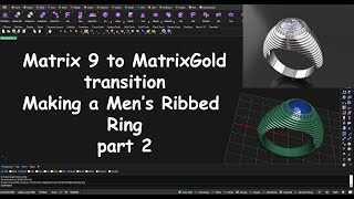 MatrixGold Men's Ribbed Ring part 2