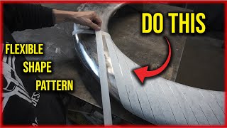 How To Make A Flexible Shape Pattern Metal Fabrication Wray Schelin Signature Patterning Method.