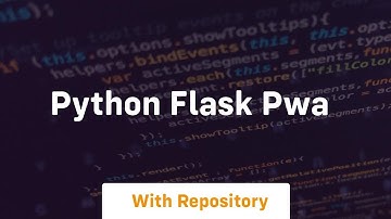 python flask pwa