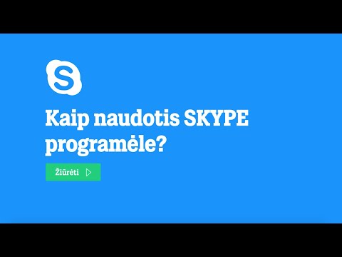 Video: Kaip Nemokamai įdiegti „Skype“