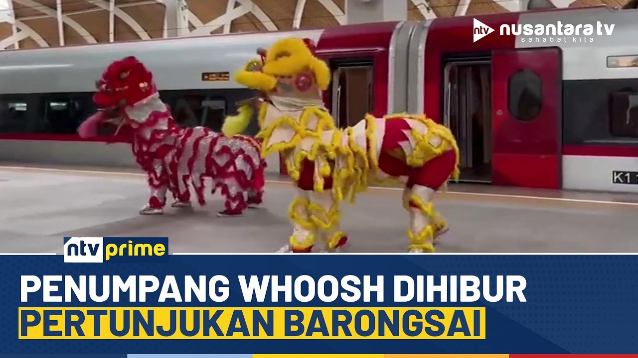 [LIVE] Penumpang Whoosh Dihibur Pertunjukan Barongsai | NTV PRIME