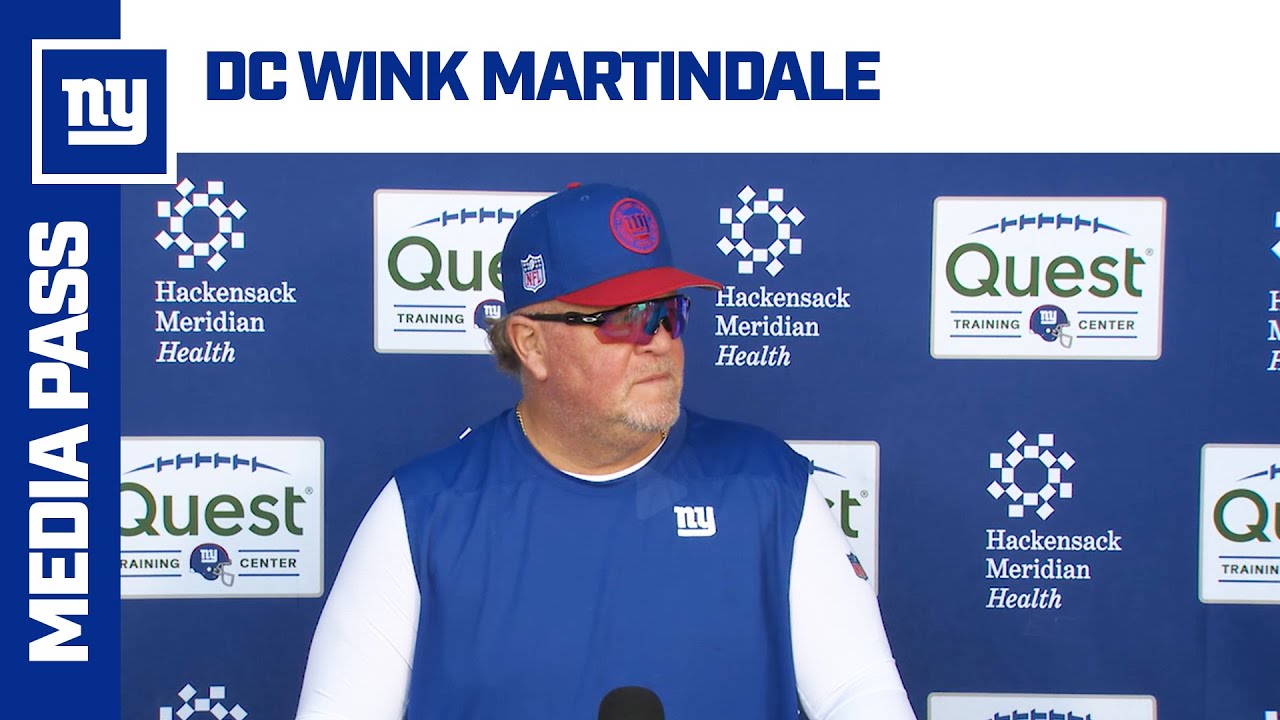 Wink Martindale proving to be Giants' biggest offseason addition - ESPN -  New York Giants Blog- ESPN