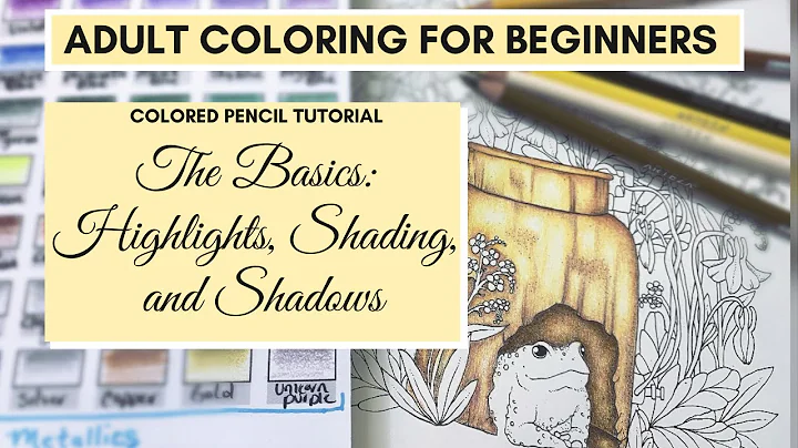 Highlights, Shading, and Shadows | Colored Pencil Tutorial | ADULT COLORING FOR BEGINNERS SERIES