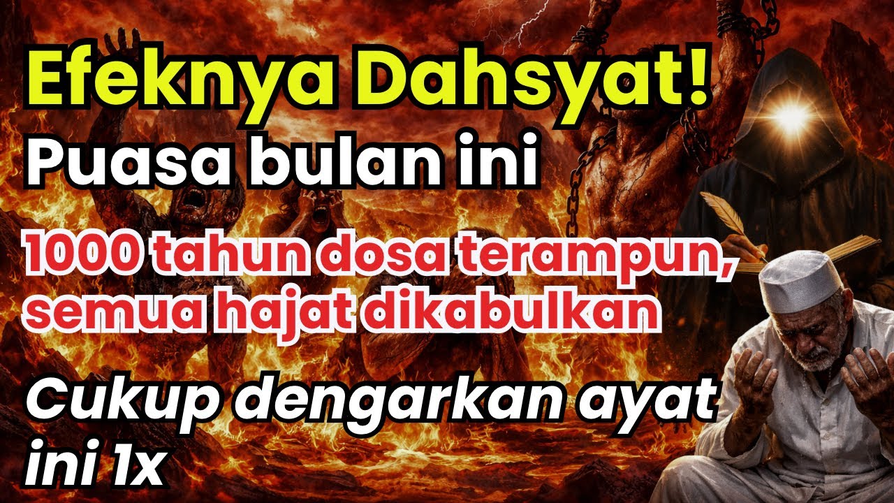 ANDA TERPILIH!dengarkan ayat ini 1x, dosamu 1000 tahun diampuni, hajatmu dikabulkan 