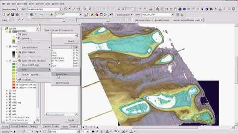 Make contours from bathymetry raster data 1/2 exporting raster data