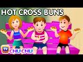 Hot Cross Buns Nursery Rhyme With Lyrics - Cartoon Animation Rhymes & Songs for Children