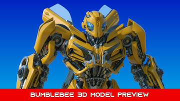 Bumblebee 3d model preview (TLK)