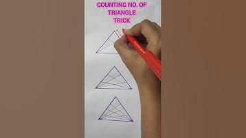 shortcut to count number of triangles #trick #shortcut #trianglecounting #reasoning #ssc #cgl #ias