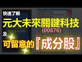 快速了解元大全球未來關鍵科技ETF(00876)與可留意的『六檔成分股』