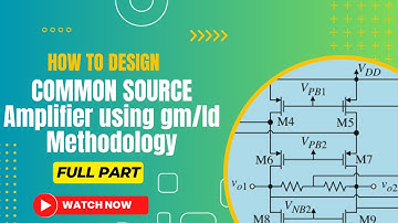 Design of a CMOS Common Source Amplifier using Gm/Id Methodology in Cadence Virtuoso