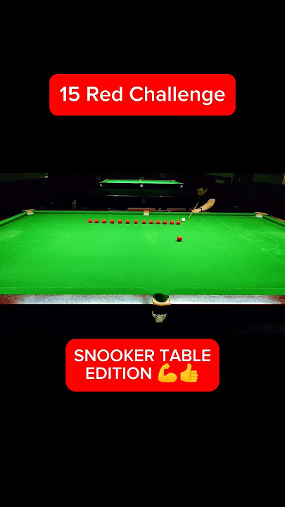 😲🔥15 #red #challenge #snooker #table can it be #done #great #effort #try #this 💪