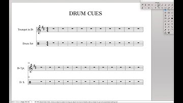 Drumset Cues | Finale Superuser