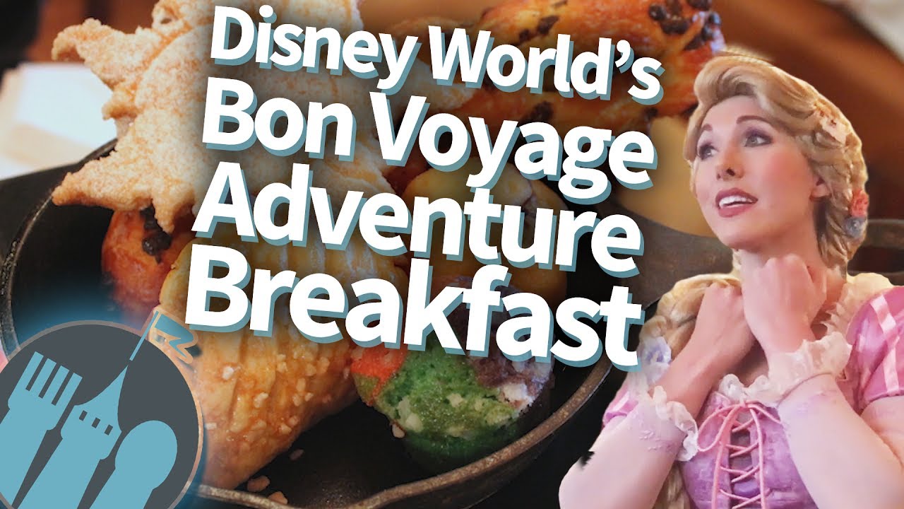 Disney World Ariel and Rapunzel Bon Voyage Character Breakfast