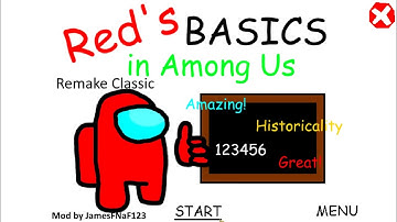 Red Basics In Among Us Remake Classic Version Gameplay #2