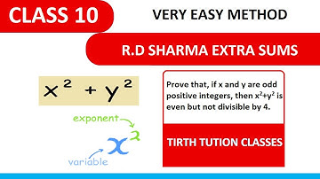 Prove that if x and y are odd positive integers, then x²+y² is even,but not divisible by 4.-BY TTC