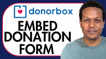 HOW TO EMBED DONORBOX DONATION FORM ON WEBSITE
