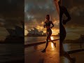 Golden Hour Run in Sydney 🌇  Opera House Vibes #Shorts #viral