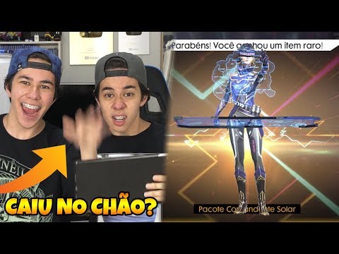 BATI NO IPAD AO GANHAR A GUARDIÃ DE GRAÇA NO FREE FIRE!